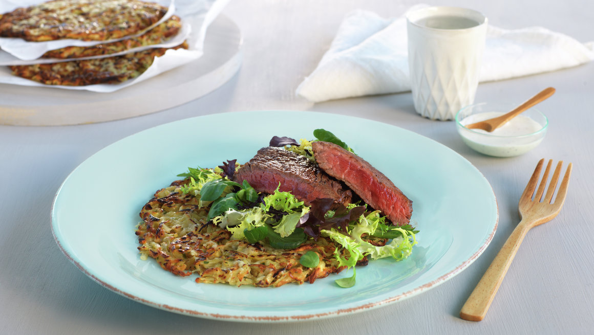 Biff med Potet og Selleri Rösti