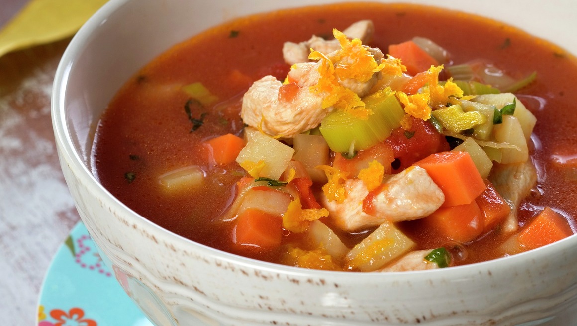 Fransk Kyllingsuppe