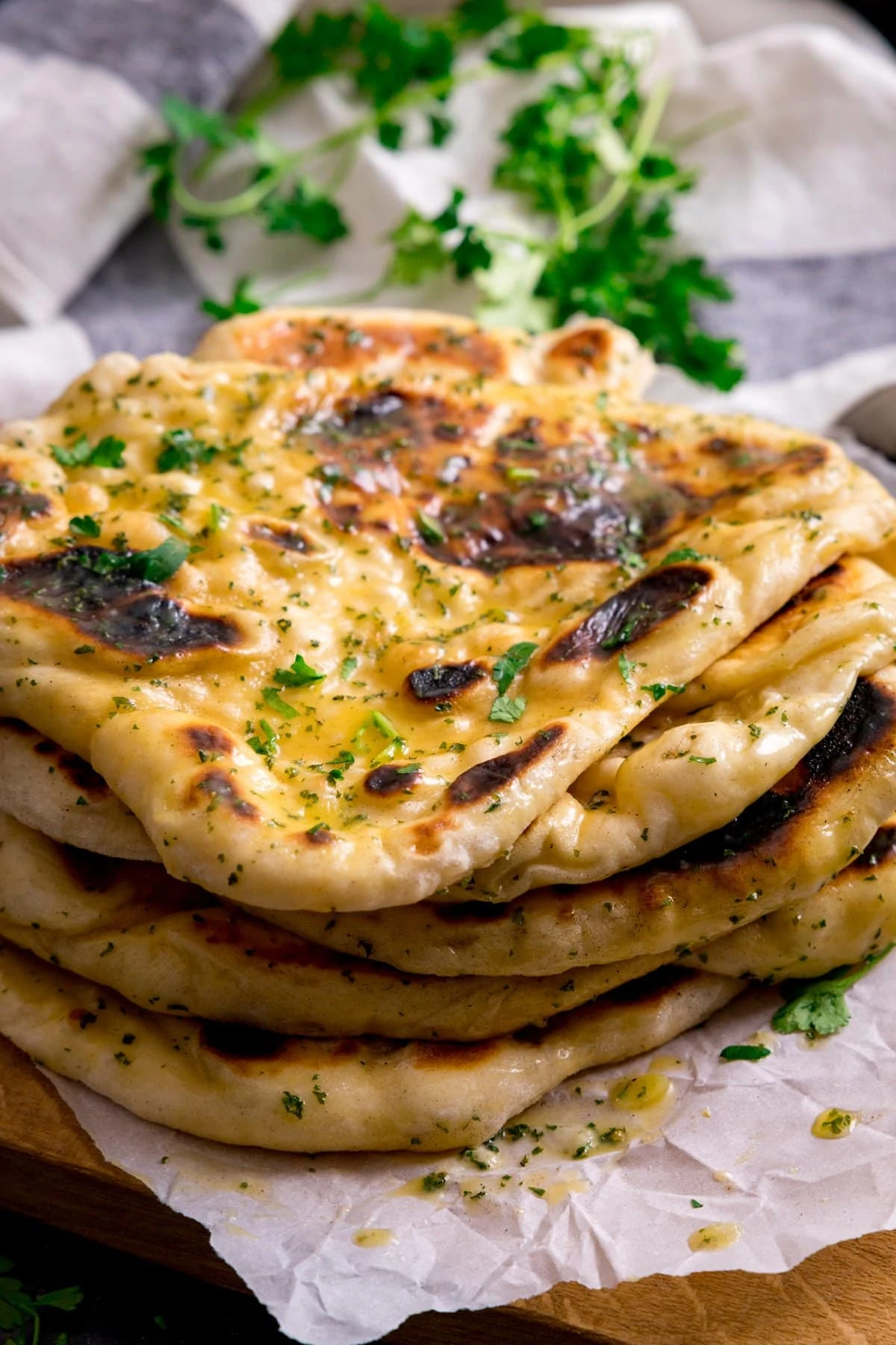Naan med Hvitløk