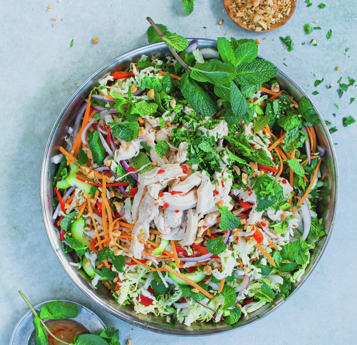 Vietnamesisk Kyllingsalat