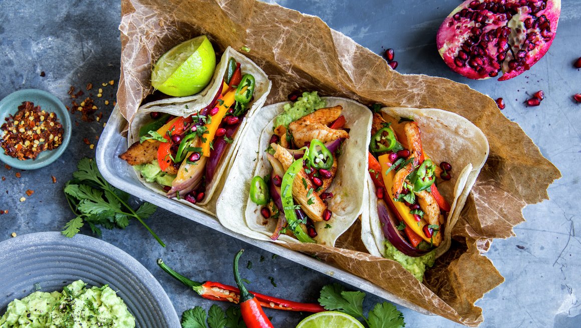 Meksikansk Kyllingfajitas